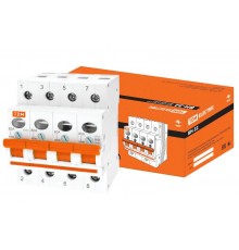 Выключатель нагрузки модульный (мини-рубильник) ВН-32 4P 80A  SQ0211-0038  TDM