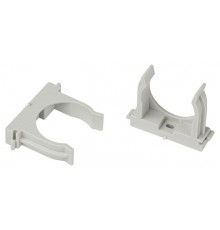 Крепеж клипса для труб  CLIP-40-G-MP d 40мм серый для монтажного пистолета (прямой монтаж) 25шт CLIP-40-G-MP  Б0062027  ЭРА