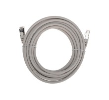 Патч-корд F/UTP CAT 6, RJ45-RJ45, 26AWG, LSZH, серый, 5м REXANT  02-0210-5  REXANT