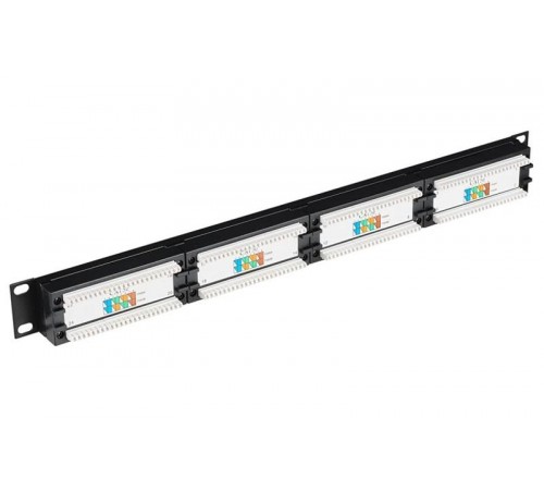 Патч-панель 1U кат.5Е STP 24 порта (Dual IDC) экран.  PP24-1UC5ES-D05  ITK