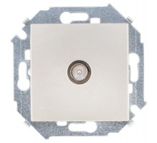 Simon 15 Шампань Розетка TV одиночная, винт. зажим  1591475-034  Simon