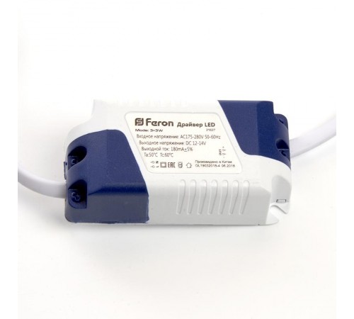 Светильник светодиодный встраиваемый декоративный AL2440, 6W, 480Lm, белый (4000К) и синий  29592  FERON