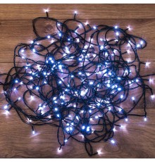 Гирлянда светодиодная универсальная 200 LED БЕЛЫЕ 20 метров, с контроллером  303-106  NEON-NIGHT