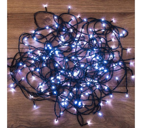 Гирлянда светодиодная универсальная 200 LED БЕЛЫЕ 20 метров, с контроллером  303-106  NEON-NIGHT