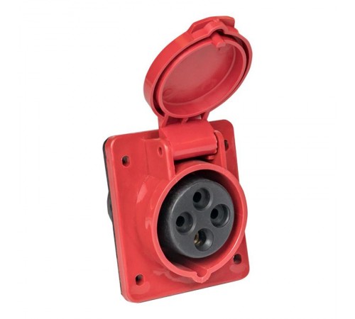 Розетка стационарная внутренняя 414 3Р+РЕ 16А 380В IP44 EKF PROxima  ps-414-16-380  EKF