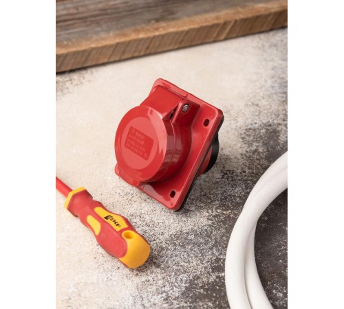 Розетка стационарная внутренняя 414 3Р+РЕ 16А 380В IP44 EKF PROxima  ps-414-16-380  EKF