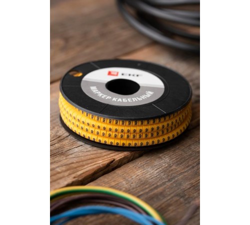 Маркер-кабельный 2,5кв.мм "9" (1000шт.) (ЕС-1) EKF PROxima  plc-KM-2.5-9  EKF