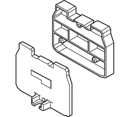 Изолятор FEDB.L Торц. для DB2,5/...L  1SNA290281R0100  TE