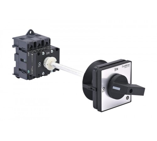 Выключатель-Разъединитель 3P 40A IP20 С ЧЁРНОЙ выносной рукояткой на дин-рейке/плате  MSD40340B  SE