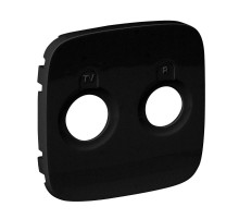 Valena ALLURE Антрацит Накладка розетки TV-R  754788  Legrand