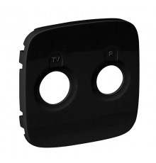 Valena ALLURE Антрацит Накладка розетки TV-R  754788  Legrand