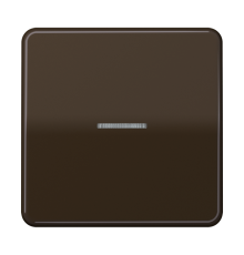 Клавиша с окошком для выключателя и кнопки с подсветкой; коричневая  CD590KO5BR  Jung