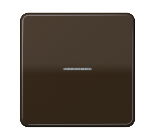 Клавиша с окошком для выключателя и кнопки с подсветкой; коричневая  CD590KO5BR  Jung
