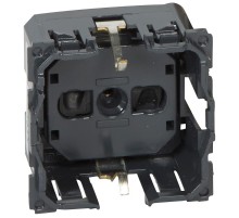 Celiane Мех Розетка с/з с защ. штор., безвинт зажим 2 мод (для накл.68131,68431,66227,64927)  067153  Legrand