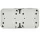 TORS Розетка 2-ая с з/к кр. гориз. 16А IP55 TS322 белый  TS-R26-16-55-G-K01  IEK