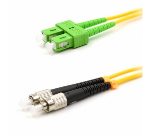 Патч-корд оптический переходной (SM), 9/125 (OS2), SC/APC-FC/UPC, (Duplex), PVC, 5м  50-2857-1  REXANT