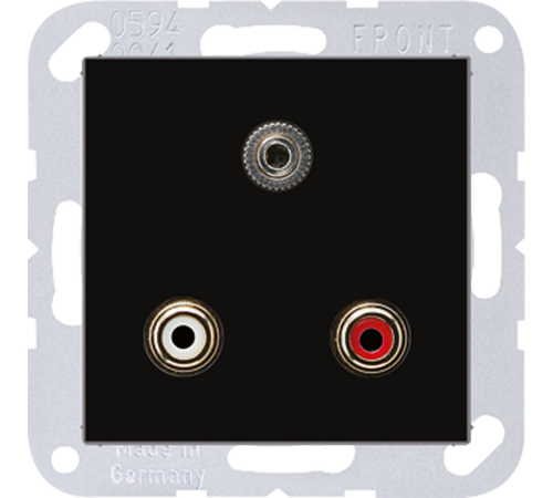 2x Cinch Audio (RCA) / Stereo разъем (TRS 3.5 mm) MAA1011SW Jung