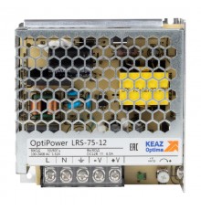 Блок питания панельный OptiPower LRS 75-12 6A  328876  КЭАЗ
