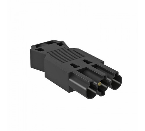 Разъем 3-полюсный Modul45connect, вилка 16 А, 250 B (черный) (ST-S GST18i3p SW)  6108054  OBO Bettermann