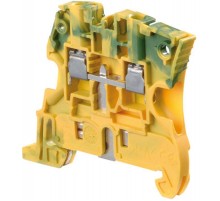 Клемма ZS4 винтовая 4мм.кв. Земля  1SNK505150R0000  TE