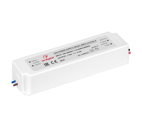 Блок питания ARPV-LV12100-A (12V, 8.3A, 100W) (Arlight, IP67 Пластик 018970(1)   Arlight