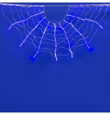 Занавес светодиодный   "Радуга-1" ULD-E3104-288/DTK BLUE IP20 RAINBOW-1   31х04м. 4 нити 288 синих диодов шнур прозр.  UL-00001409  Uniel