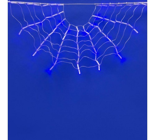 Занавес светодиодный   "Радуга-1" ULD-E3104-288/DTK BLUE IP20 RAINBOW-1   31х04м. 4 нити 288 синих диодов шнур прозр.  UL-00001409  Uniel