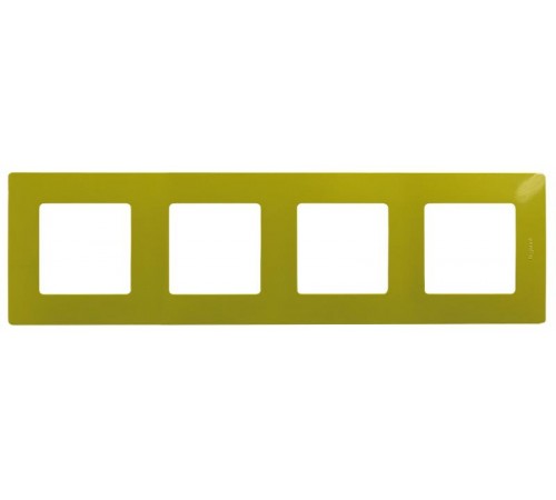 Etika Зеленый папоротник Рамка 4-ая  672544  Legrand