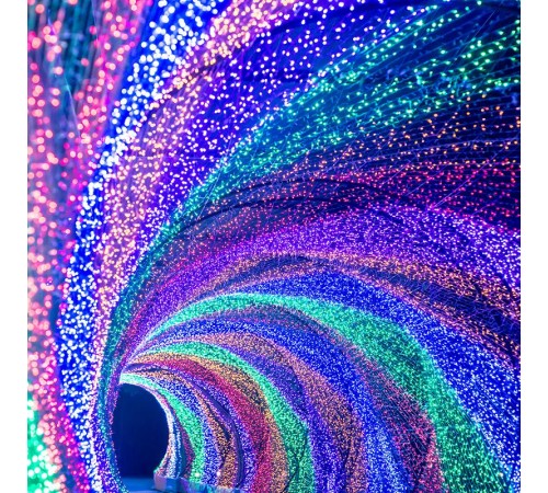 Светодиодная гирлянда ARD-CURTAIN-CLASSIC-2000x1500-CLEAR-360LED Blue (230V, 60W)  024849  Arlight