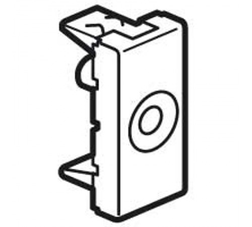 Вывод кабеля Mosaic (1 мод.)  077552  Legrand