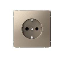 ArtGallery Шампань Розетка с заземлением, 16А, механизм, быстрозажим. клем.   GAL000543S  SE