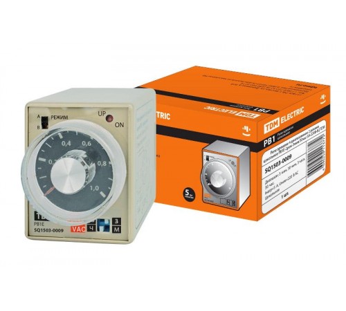 Реле времени РВ1E-2реж-3мин/30час-5А-220В-8Ц   SQ1503-0009  TDM