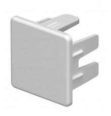 Торцевая заглушка кабельного канала WDK 25x25 мм (ПВХ,светло-серый) (WDK HE25025LGR)  6183662  OBO Bettermann