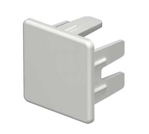 Торцевая заглушка кабельного канала WDK 25x25 мм (ПВХ,светло-серый) (WDK HE25025LGR)  6183662  OBO Bettermann