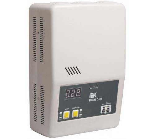 Стабилизатор напряжения настенный серии Ecoline 5 кВА   IVS27-1-05000  IEK