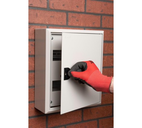 Щит распределительный навесной ЩРН-18 (ВхШхГ) 350х300х120мм IP31 PROxima пласт. замок  mb21-18n  EKF