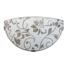 Светильник "Эрика" 300/2 НББ 21-60 М19 матовый белый /кл.штамп металлик  1005205672  Элетех