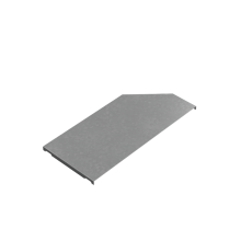 Крышка переходника левого 300-400 мм "ПЛЮС" HD  KPDplus300-400-L HD   КМ-профиль