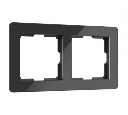Рамка на 2 поста Acrylic черный Werkel W0022708  a059317  Werkel
