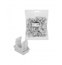 Крепеж-клипса для трубы 16 мм для прямого монтажа (100 шт.) серая  SQ0405-8001  TDM