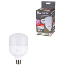 Лампа светодиодная T 30 Вт, 230 В, 6500 К, E27 (100x165 мм)  SQ0340-0353  TDM