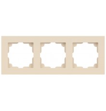 Рамка для розеток и выключателей Intro Accent 6-503-02 на 3 поста, СУ, слоновая кость  Б0063781  Intro
