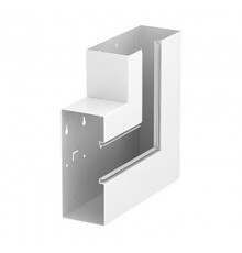 Плоский угол кабельного канала Rapid 80 90x210 мм (сталь,светло-серый) (GS-AFS90210LGR)  6278122  OBO Bettermann