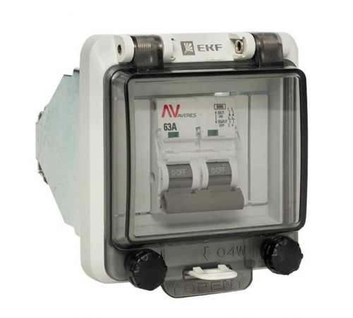 Окно герметичное 4 модуля IP67 PROxima  ak-g-4  EKF