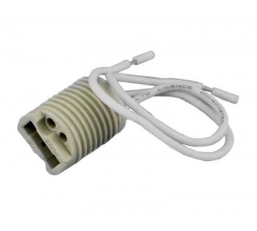 Патрон пластиковый для ламп галогенных/светодиодных LH119 230V G9 патрон (25x12мм, длина провода 150мм)  22350  FERON