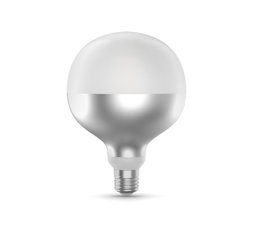 Лампа светодиодная LED Filament G125-DC Mirror-Milky E27 9W 890lm 4000K 125*178mm 1/10  1014802209  Gauss