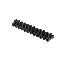 Зажим винтовой ЗВИ-100, полипропилен, 6-25 мм, 12 пар, 100 °С,черный (индивидуальная упаковка),  SQ0510-0058  TDM