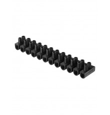 Зажим винтовой ЗВИ-100, полипропилен, 6-25 мм, 12 пар, 100 °С,черный (индивидуальная упаковка),  SQ0510-0058  TDM