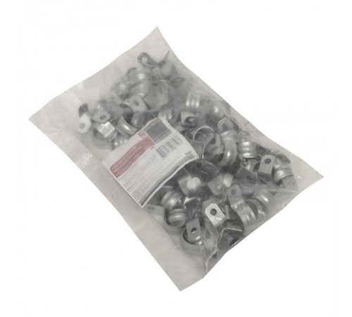 Скоба металлическая однолапковая для монтажного пистолета d21-22мм. (100шт.)    smp-1-21-22  EKF