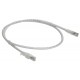 ITK Коммутационный шнур кат.6A UTP 2м st. лент. замок бел.  PC08-C6AUL-2M-SC-RL  ITK
